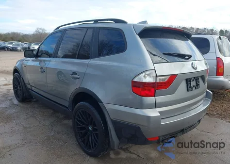 2007 BMW X3 3.0Si from USA, damaged, VIN WBXPC93427WF26443